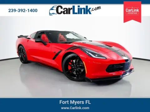 Red 2017 Chevrolet Corvette Stingray Z51 for sale in Fort Myers, FL