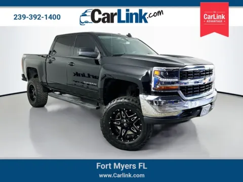 Black 2018 Chevrolet Silverado 1500 LT for sale in Fort Myers, FL