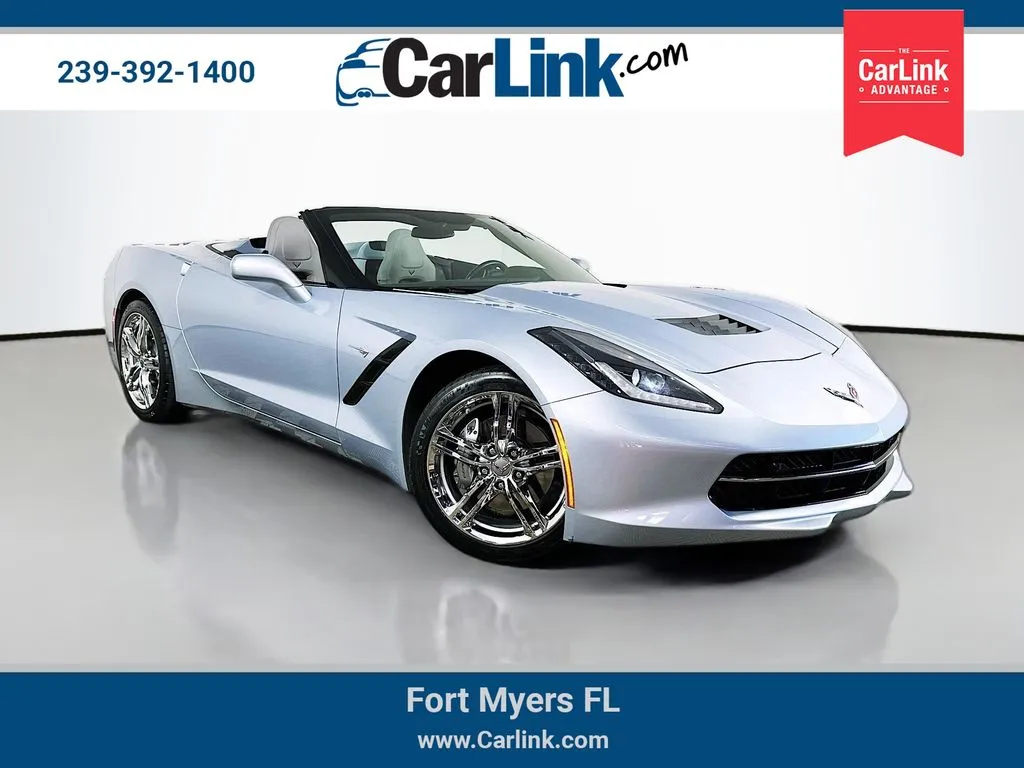 Blue 2017 Chevrolet Corvette Stingray for sale in Fort Myers, FL