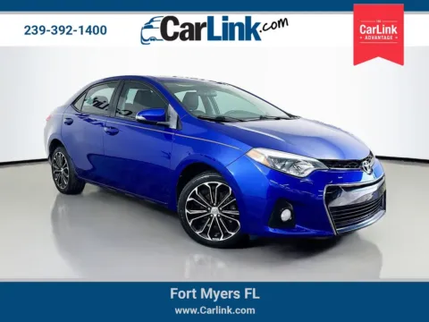 Blue 2016 Toyota Corolla S Plus for sale in Fort Myers, FL