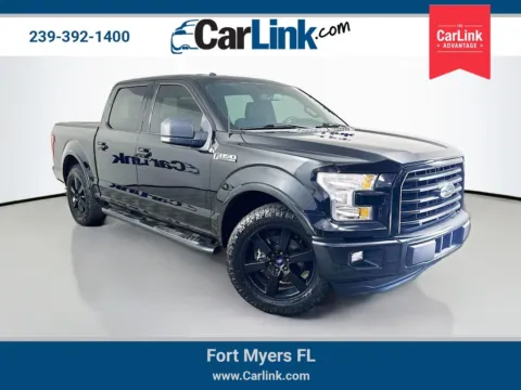 Black 2015 Ford F-150 XLT for sale in Fort Myers, FL