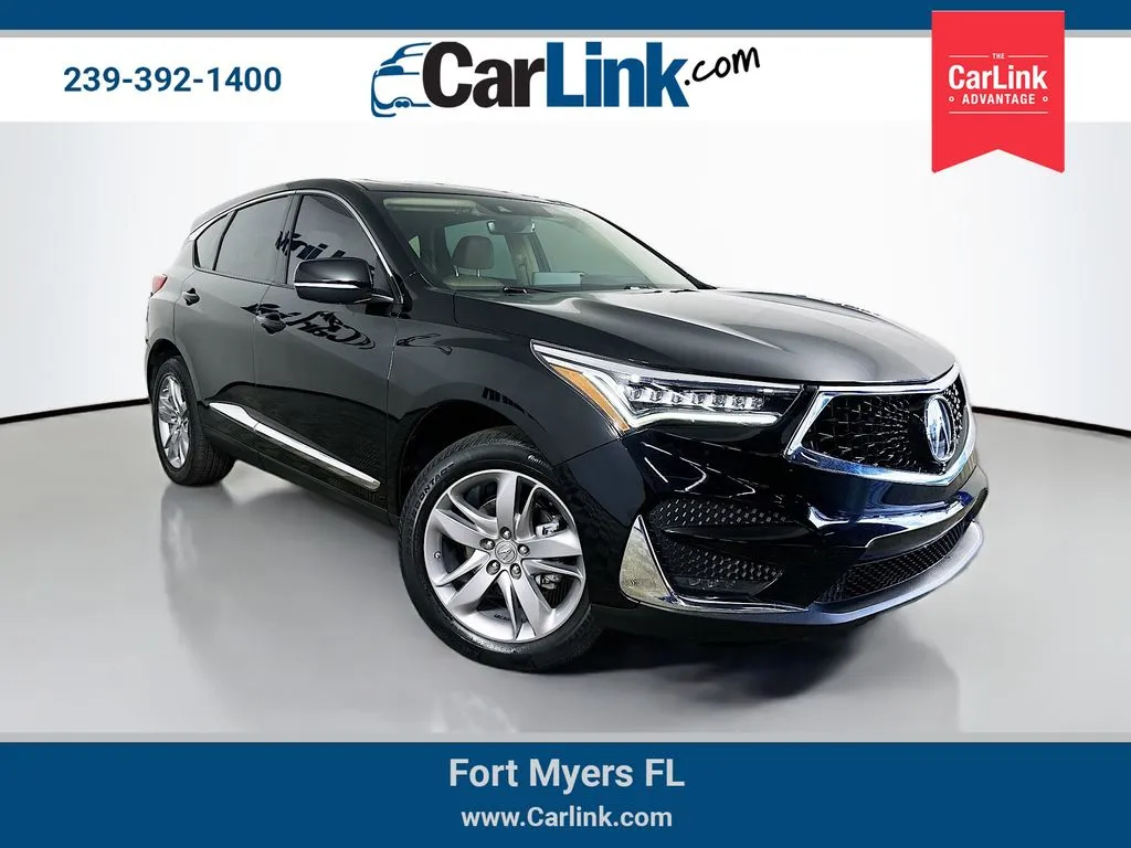 Black 2019 Acura RDX Advance Package for sale in Fort Myers, FL
