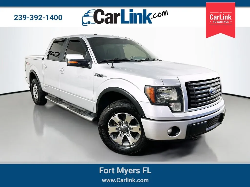 Silver 2011 Ford F-150 FX4 for sale in Fort Myers, FL