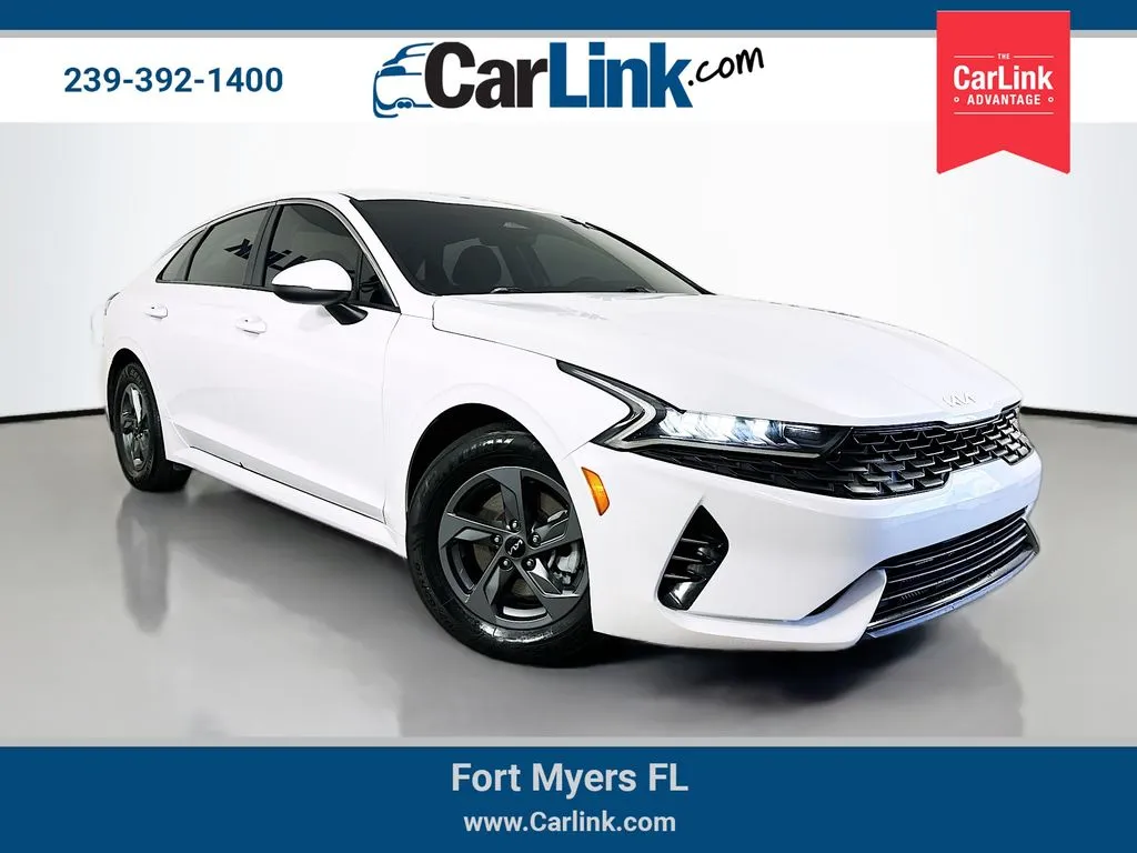 White 2022 Kia K5 LX for sale in Fort Myers, FL