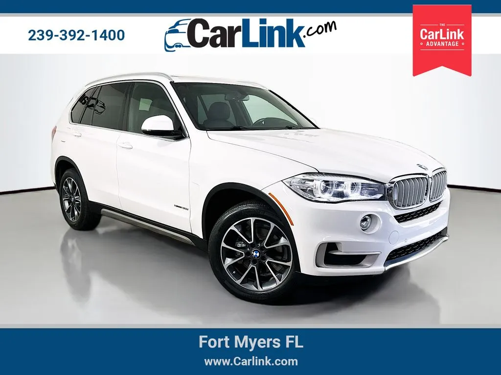 White 2018 BMW X5 sDrive35i for sale in Fort Myers, FL