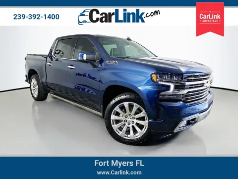 Blue 2021 Chevrolet Silverado 1500 High Country for sale in Fort Myers, FL