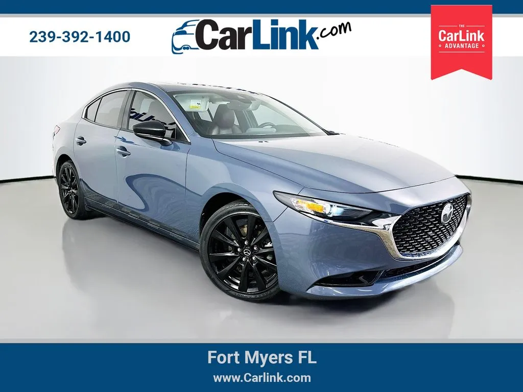 Gray 2022 Mazda Mazda3 Carbon Edition for sale in Fort Myers, FL
