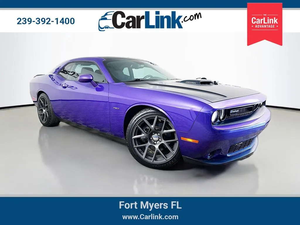 Purple 2016 Dodge Challenger R/T Shaker for sale in Fort Myers, FL