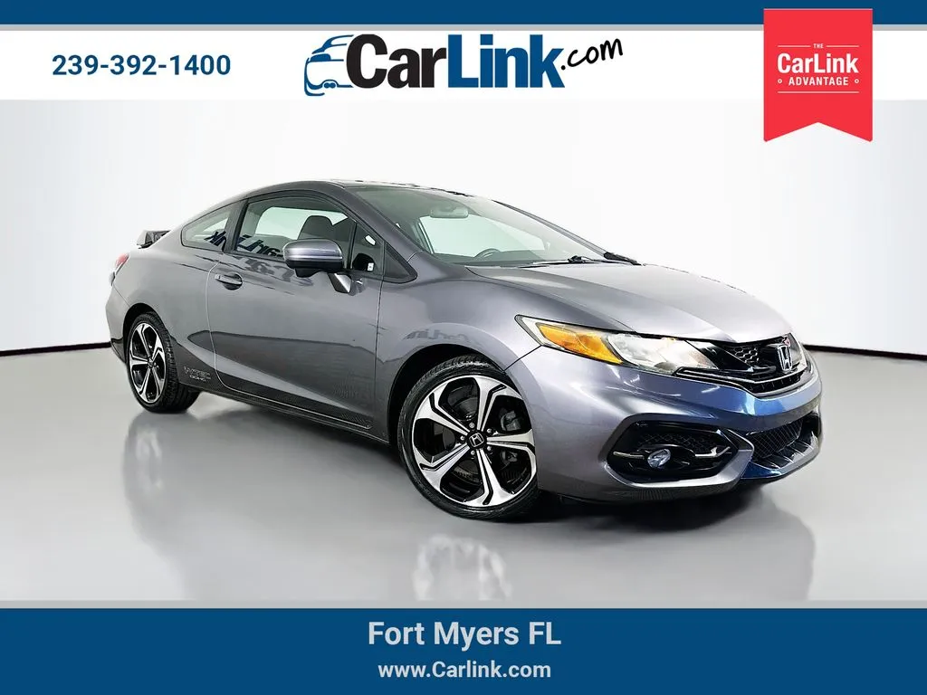 Gray 2015 Honda Civic Si for sale in Fort Myers, FL