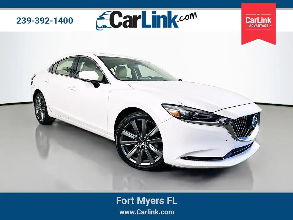 White 2018 Mazda Mazda6 Touring for sale in Fort Myers, FL