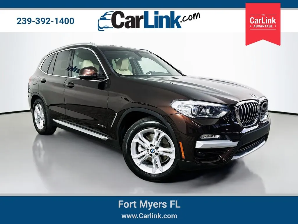 Brown 2018 BMW X3 xDrive30i for sale in Fort Myers, FL