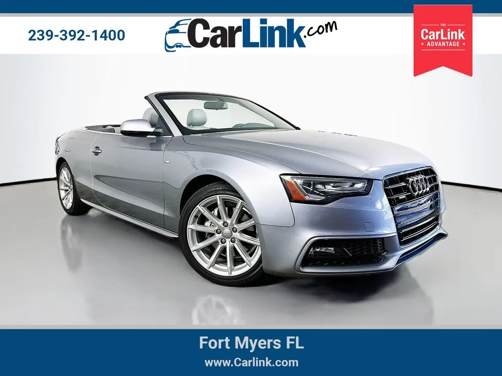 Gray 2016 Audi A5 2.0T Premium for sale in Fort Myers, FL