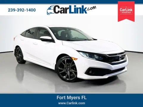 White 2019 Honda Civic Sport for sale in Fort Myers, FL