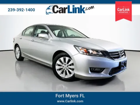 Silver 2013 Honda Accord EX-L for sale in Fort Myers, FL