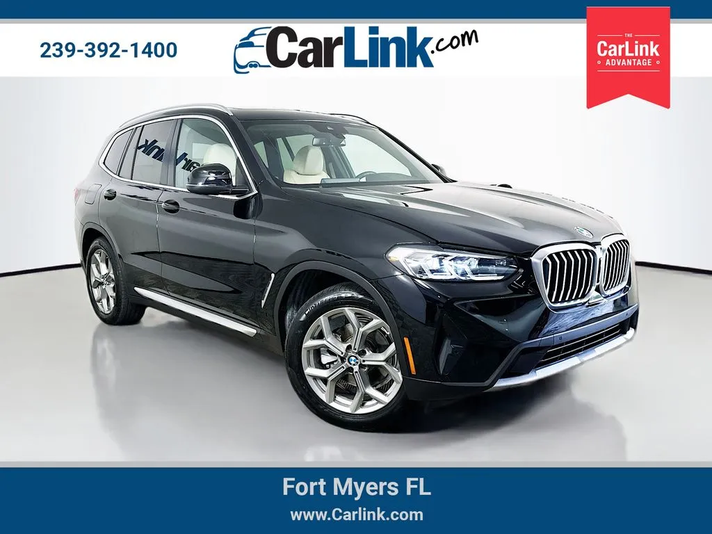 Black 2022 BMW X3 sDrive30i for sale in Fort Myers, FL