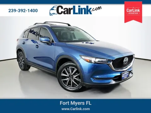 Blue 2017 Mazda CX-5 Grand Touring for sale in Fort Myers, FL