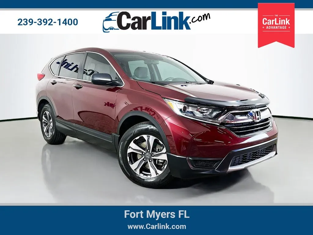Red 2017 Honda CR-V LX for sale in Fort Myers, FL