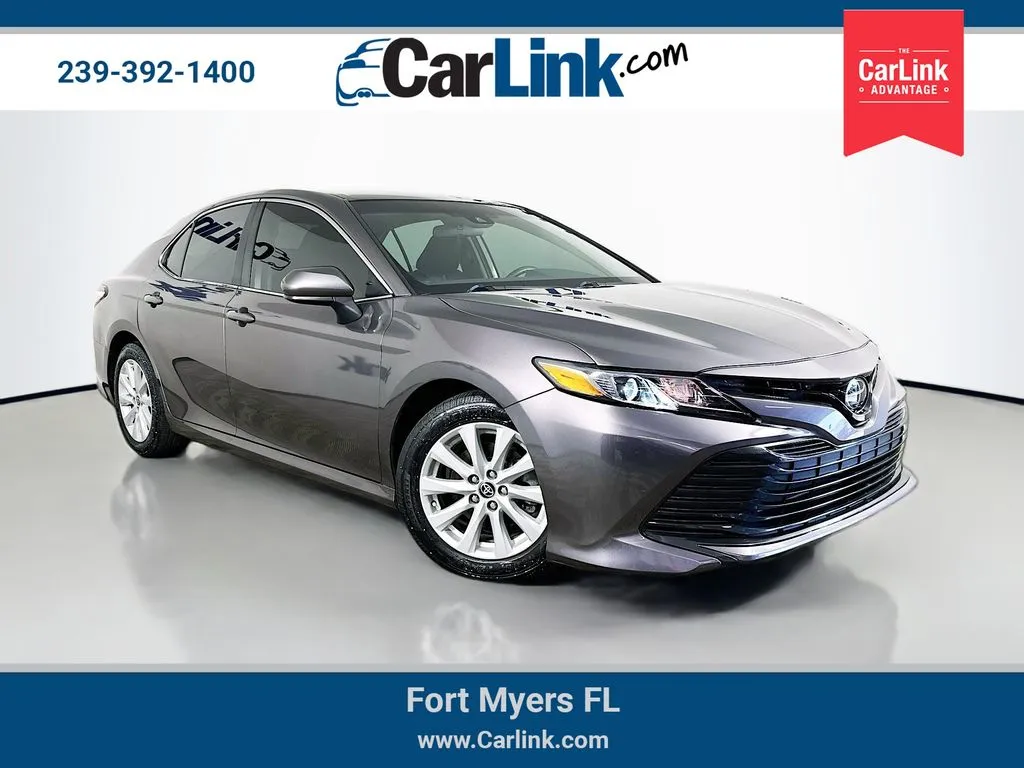 Gray 2020 Toyota Camry LE for sale in Fort Myers, FL