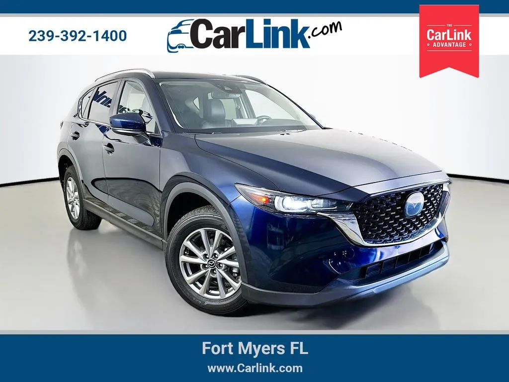 Blue 2022 Mazda CX-5 2.5 S Preferred Package for sale in Fort Myers, FL