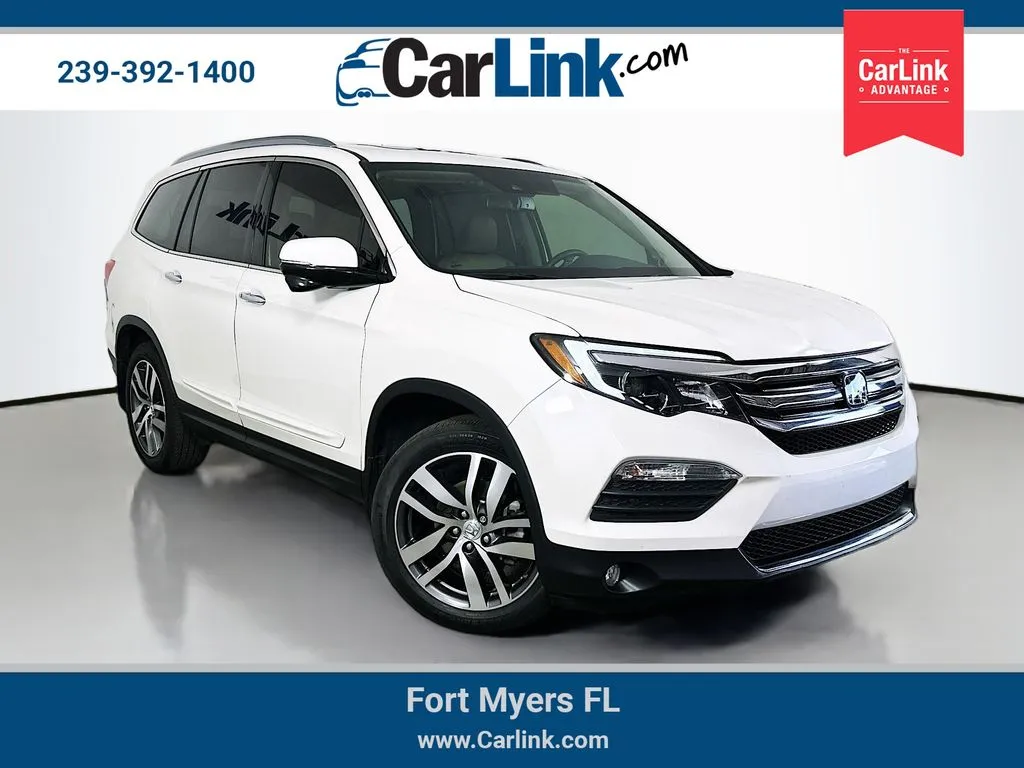 White 2018 Honda Pilot Touring for sale in Fort Myers, FL