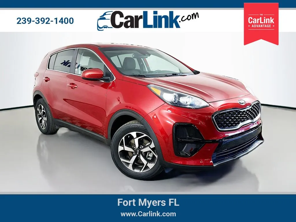 Red 2021 Kia Sportage LX for sale in Fort Myers, FL