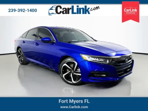 Blue 2019 Honda Accord Sport for sale in Fort Myers, FL