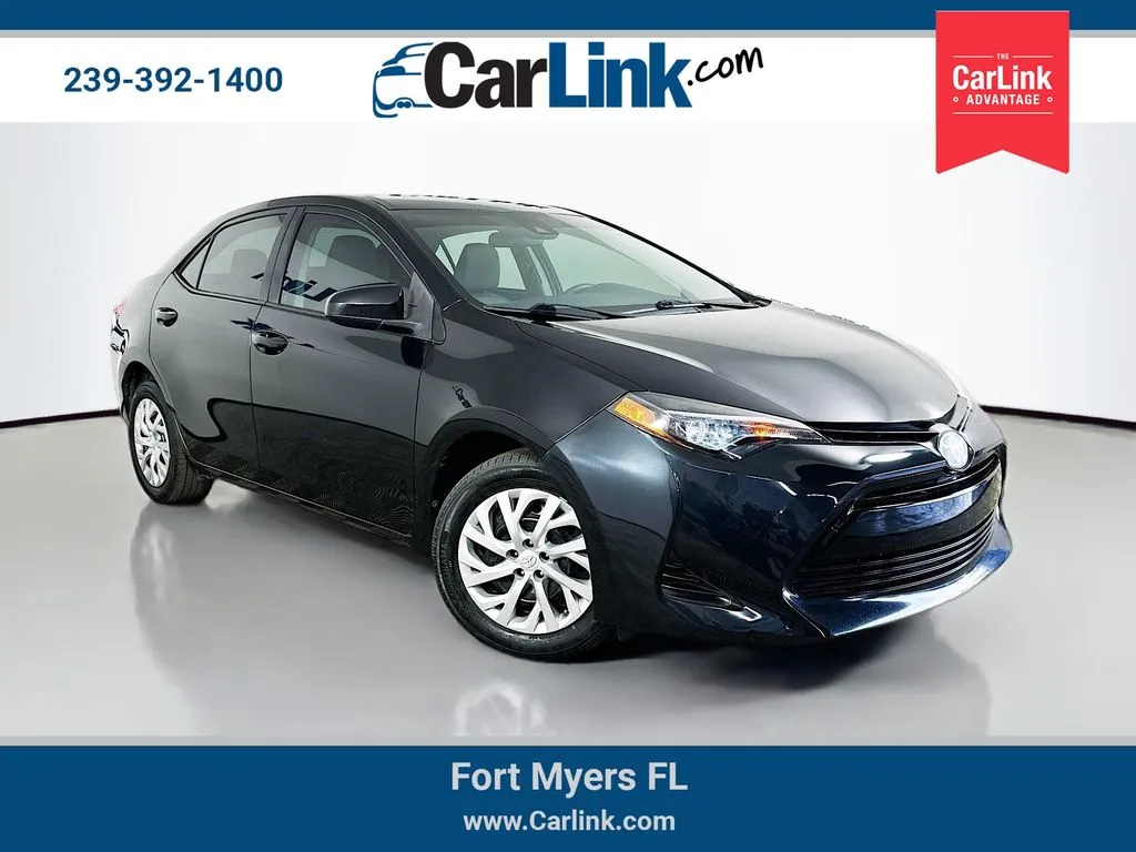 Black 2019 Toyota Corolla LE for sale in Fort Myers, FL
