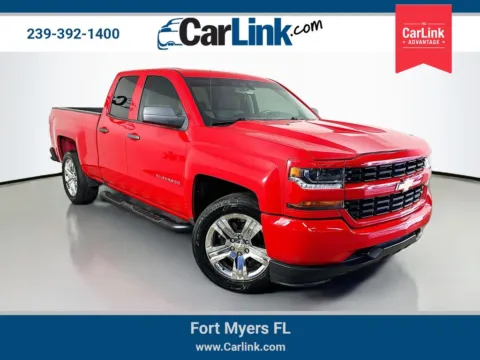 Red 2017 Chevrolet Silverado 1500 Custom for sale in Fort Myers, FL
