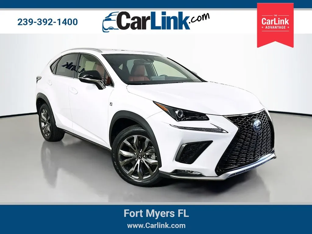 White 2020 Lexus NX 300 F Sport for sale in Fort Myers, FL