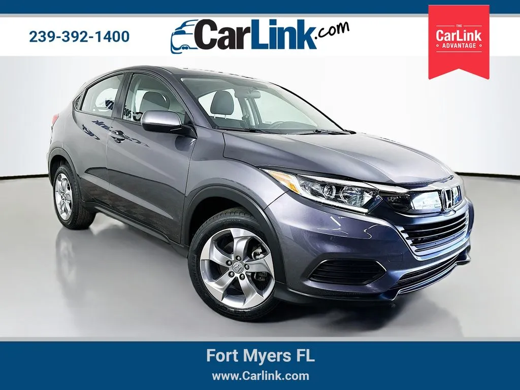 Gray 2021 Honda HR-V LX for sale in Fort Myers, FL