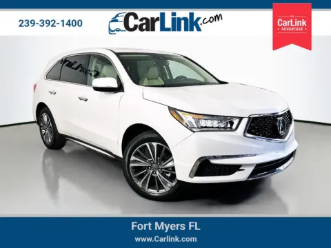 White 2017 Acura MDX 3.5L for sale in Fort Myers, FL