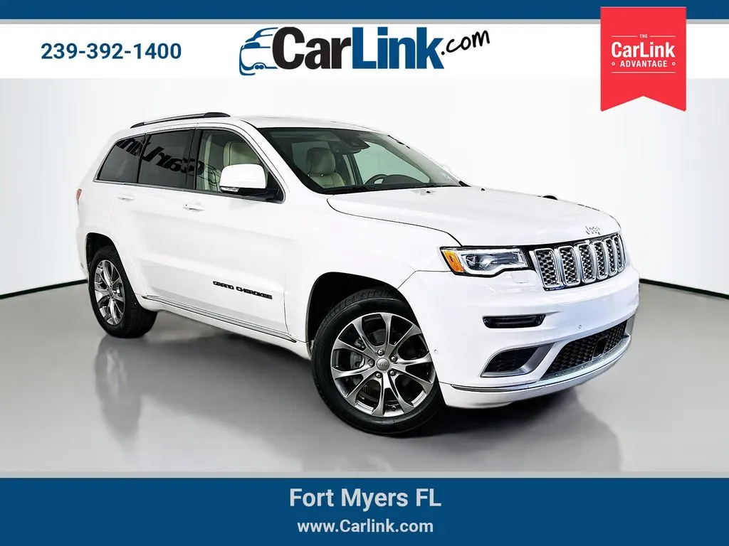 White 2020 Jeep Grand Cherokee Summit for sale in Fort Myers, FL