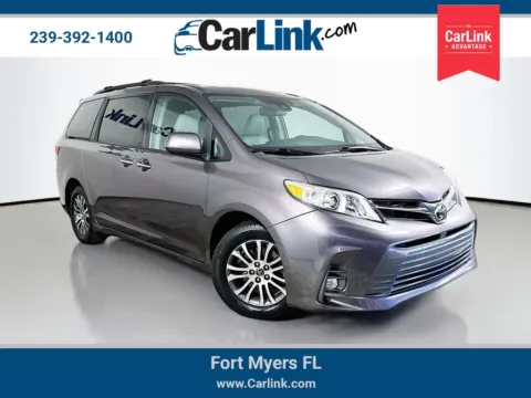 Gray 2019 Toyota Sienna XLE for sale in Fort Myers, FL