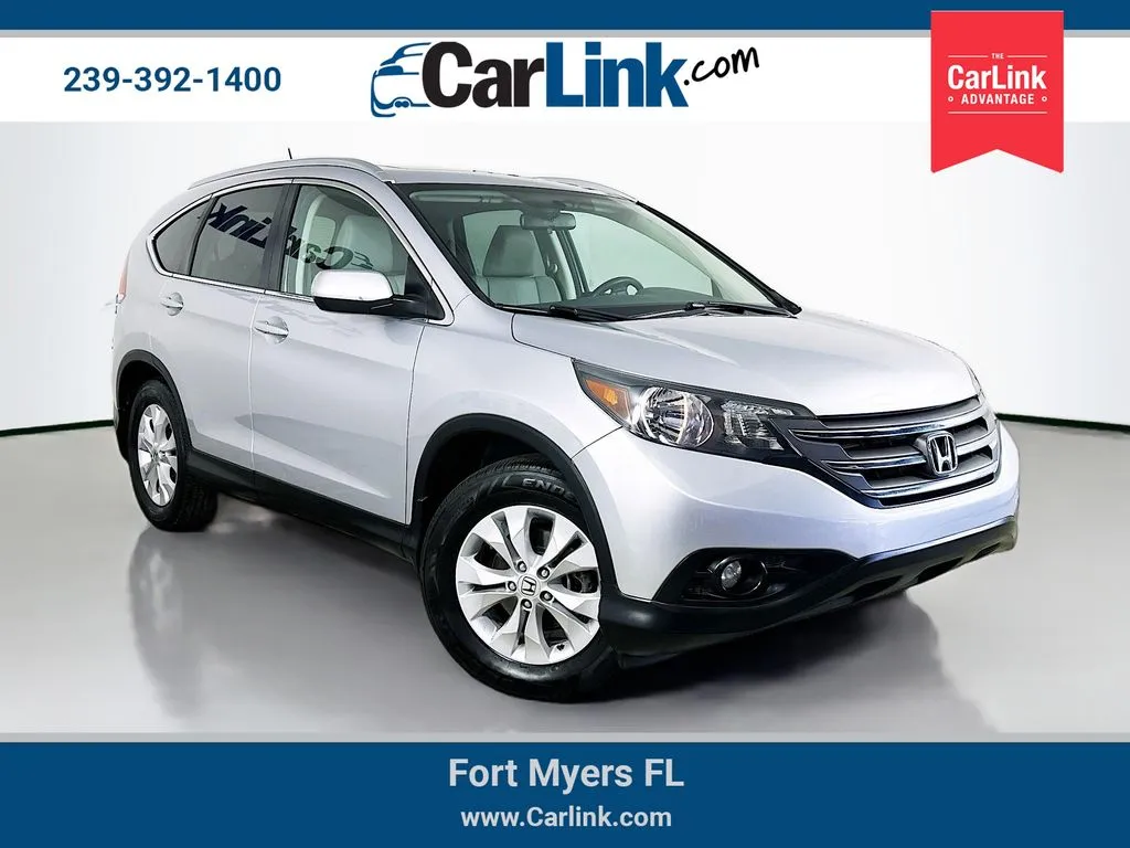 Silver 2014 Honda CR-V EX-L for sale in Fort Myers, FL