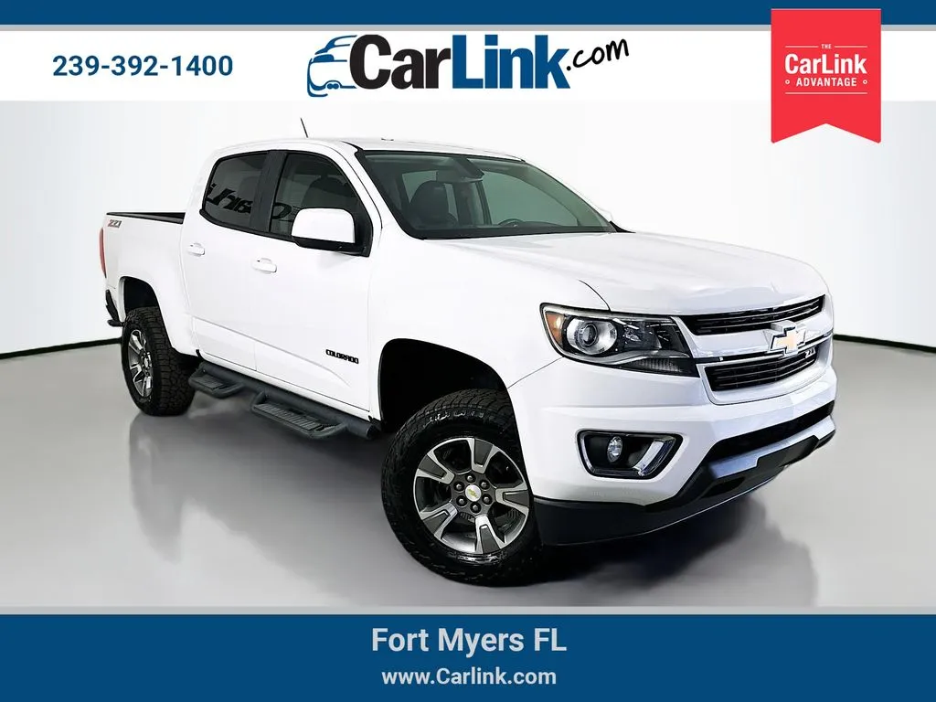 White 2017 Chevrolet Colorado Z71 for sale in Fort Myers, FL