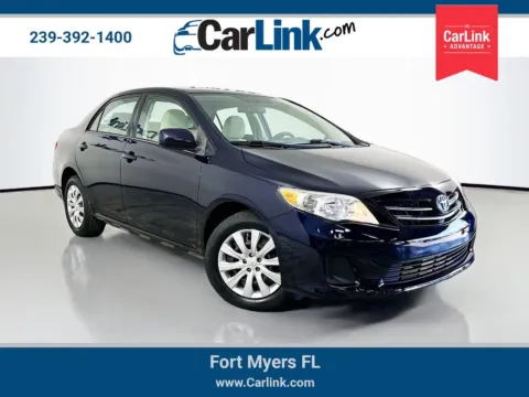 Blue 2013 Toyota Corolla LE for sale in Fort Myers, FL