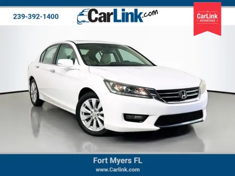 White 2014 Honda Accord EX-L for sale in Fort Myers, FL
