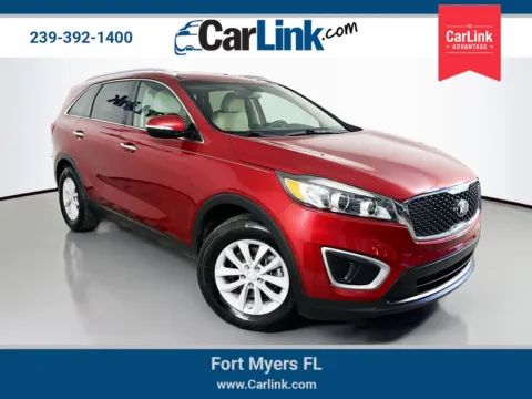 Red 2018 Kia Sorento LX for sale in Fort Myers, FL