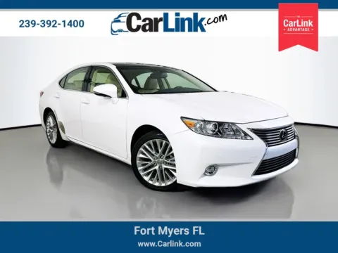 White 2015 Lexus ES 350 for sale in Fort Myers, FL