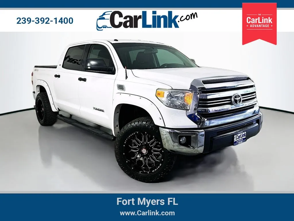 White 2016 Toyota Tundra SR5 for sale in Fort Myers, FL