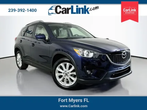 Blue 2014 Mazda CX-5 Grand Touring for sale in Fort Myers, FL