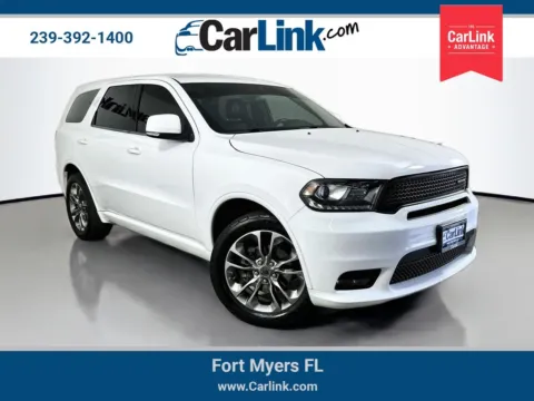 White 2019 Dodge Durango GT Plus for sale in Fort Myers, FL