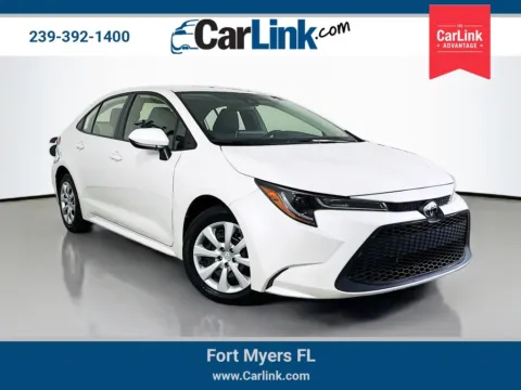 White 2020 Toyota Corolla LE for sale in Fort Myers, FL