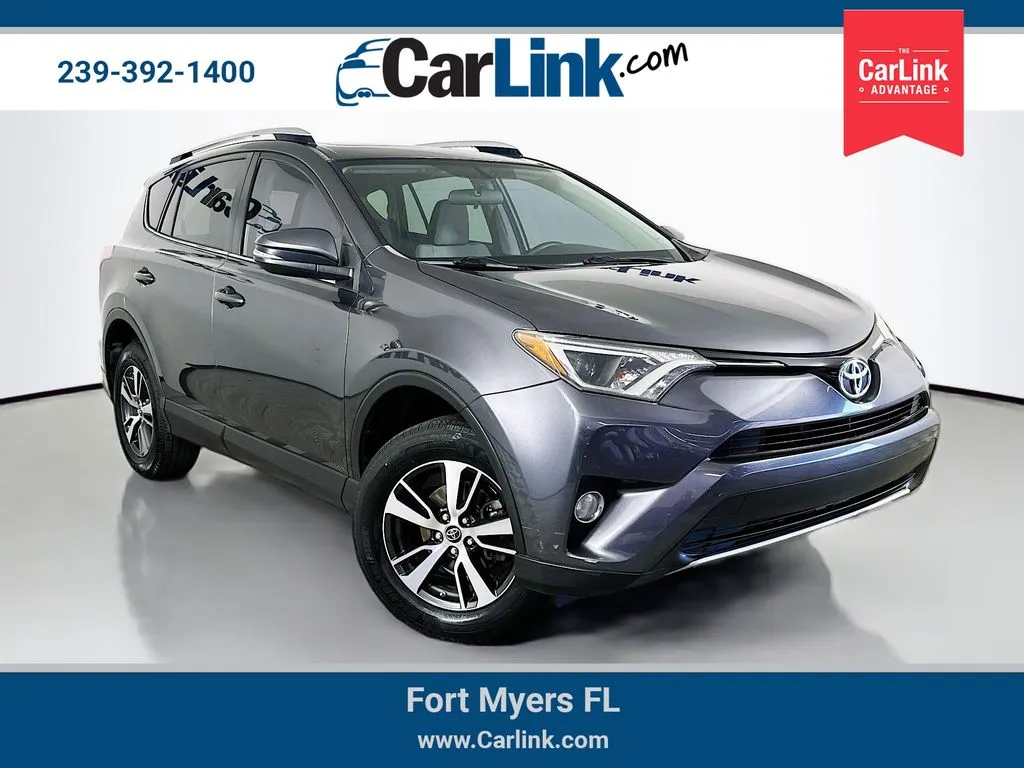 Gray 2016 Toyota RAV4 XLE for sale in Fort Myers, FL