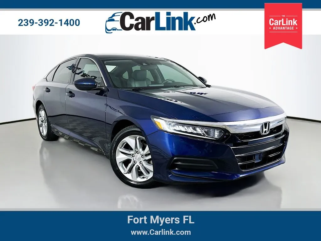 Black 2020 Honda Accord LX for sale in Fort Myers, FL
