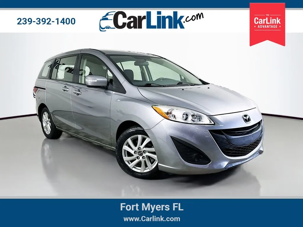 Silver 2015 Mazda Mazda5 Sport for sale in Fort Myers, FL