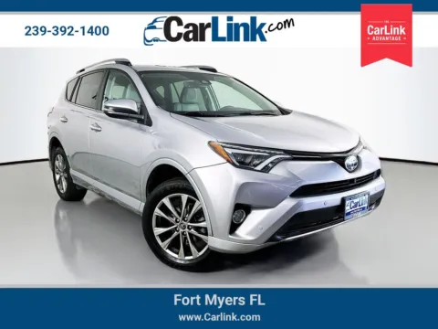 Silver 2017 Toyota RAV4 Platinum for sale in Fort Myers, FL