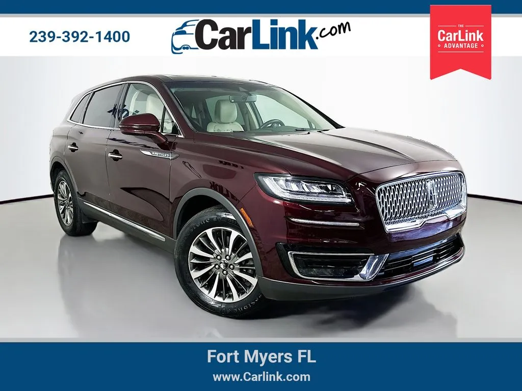 Red 2020 Lincoln Nautilus Reserve for sale in Fort Myers, FL