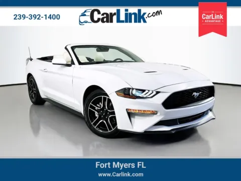 White 2022 Ford Mustang EcoBoost Premium for sale in Fort Myers, FL
