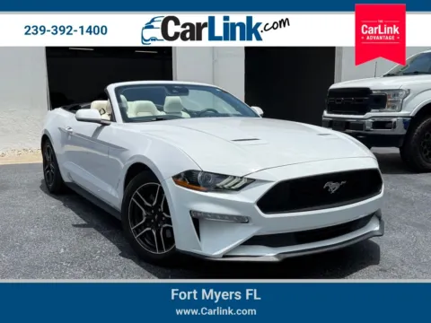 White 2022 Ford Mustang EcoBoost Premium for sale in Fort Myers, FL